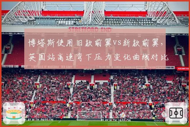 博塔斯使用旧款前翼vs新款前翼,英国站高速弯下压力变化曲线对比